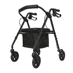 Hanbang Jiaye Four-Wheeled <b>Walker</b> With Seat And Basket For <b>Elderly</b> Mobility Aid - Product Image 1
