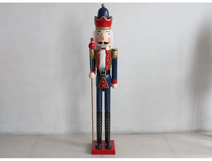 Palmy nuovo negozio di artigianato in legno 120cm di grandi dimensioni schiaccianoci di <span class=keywords><strong>natale</strong></span> - Product Image 5