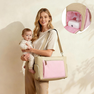 Sac à langer multifonctionnel imperméable grande capacité <span class=keywords><strong>pour</strong></span> maman, sac fourre-<span class=keywords><strong>tout</strong></span> <span class=keywords><strong>pour</strong></span> bébé, ensemble de sacs <span class=keywords><strong>pour</strong></span> l'hôpital et les voyages - Product Image 3