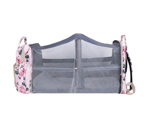 Cama de bebé plegable 5 en 1 multifuncional resistente al agua con mosquitera para bebé mamá bolsa de pañales mochila - Product Image 5