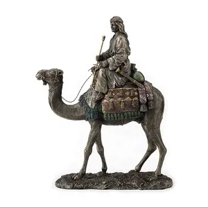 Смола-бронзовые египетские религиозные статуи фараонов и верблюдов