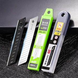 Blade-mouthed King Woodpecker Utility Knife Blades 18mm Carbon Steel Snap-off 10-piece Pack Cutting Paper - Product Image 1