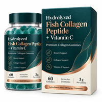 Gummies de bien-être au collagène marin avec peptides de poisson, vitamine C, biotine, acide hyaluronique, extrait de grenade – Fabrication en gros