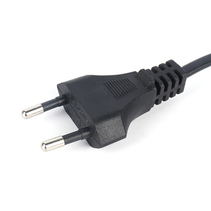 유럽 VDE 승인 <span class=keywords><strong>2</strong></span>.5A 플랫 와이어 전원 케이블 <span class=keywords><strong>2</strong></span> 핀 EU 플러그 램프 전원 코드 온/오프 스위치 포함 - Product Image 4