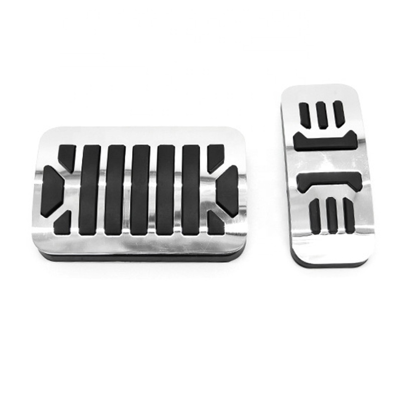 Car-styling Stainless Steel Brake Accelerator Pedal Pad Cover For JAGUAR XF XJ XJL X351 2009-2015