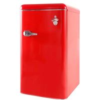 Usine OEM Économie d'énergie et faible bruit Vintage 220V 50Hz Porte unique Rétro Réfrigérateur Bc-90