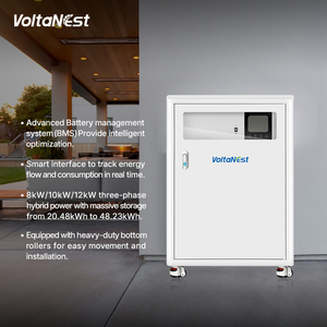 Sistema de Energía Solar VoltaNest de 8kW, 10kW, 12kW, 20kWh, 32kWh, 48kWh, Sistema Móvil Todo en Uno para Almacenamiento de Energía Solar Residencial - Product Image 3
