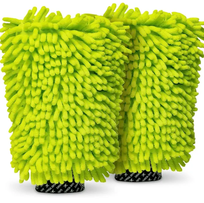 Microfibra Car Wash Mitt Car cleaning Mitt Chenille Premium Scratch Free