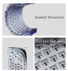 Ajazz Ak820 Aangepaste 75% Mechanische Gaming Toetsenbord Oem Logo Bedrade Usb Rgb Led Licht 2.4G Draadloos Toetsenbord Voor Pc <span class=keywords><strong>Computer</strong></span> - Product Image 2