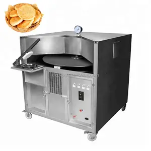 Buen precio a gas tortilla Chapati horno para hornear Roti pan árabe horno de panadería horno giratorio de pita