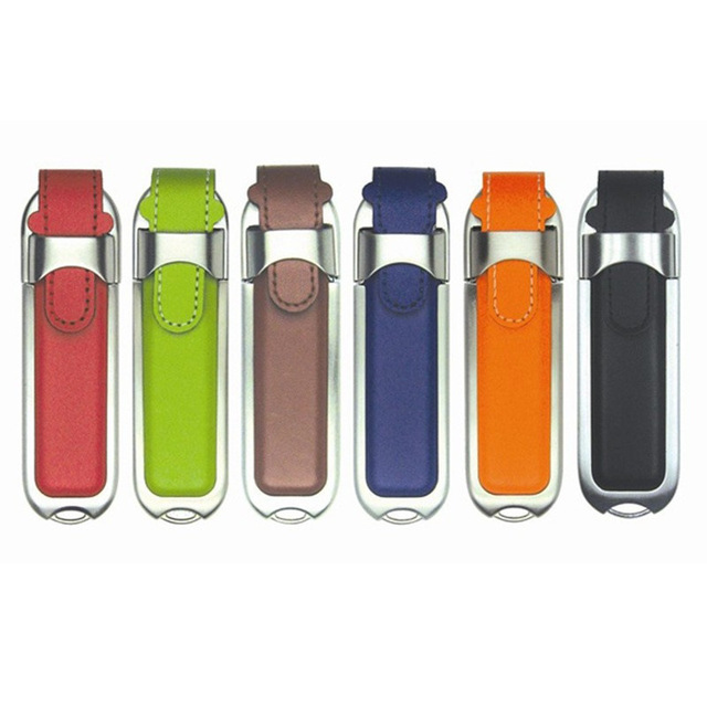 Wholesale Promotion Gift Pocket Shape USB 2.0 3.0 Key 8GB 16GB 2GB 4GB Leather USB Flash Memory Pen Drive Card Style