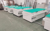 Table de ponçage et de polissage pour le travail du bois et des meubles en bois massif, établi industriel avec extraction des poussières StarMaxMech, personnalisable