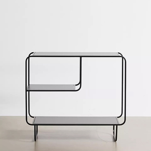 3 Tier Metal Hallway <strong>Table</strong> <strong>Narrow</strong> Entryway <strong>Console</strong> <strong>Table</strong> - Product Image 3