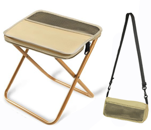 Tabouret pliable - Chaise pliante avec pochette <span class=keywords><strong>de</strong></span> rangement, sac convertible pour un transport mains libres - Product Image 2