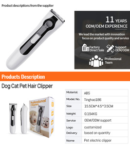 Chuyên Nghiệp Có Thể Sạc Lại Máy Cho Động Vật Nhỏ <span class=keywords><strong>Clipper</strong></span> Công Cụ Chó Điện Xách Tay Pet Chải Chuốt Tóc <span class=keywords><strong>Clipper</strong></span> - Product Image 2