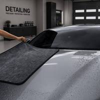 90*60cm 1200GSM Super Absorbent Microfiber Twisted-Loop Car Drying Towel,Quick-Drying Car Detailing Cloth & Woven Cleaning Rag