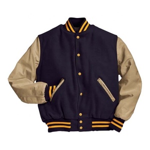 PIHA SPORTS Customized 2026 Varsity Letterman Wool Bomber Jacket Men Windproof Waterproof Breathable Thick Winter Green Wool - Product Image 5