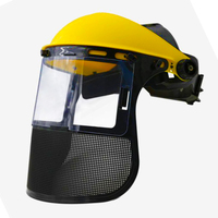 Masque de protection transparent FS1018, anti-éclaboussures, en plexiglas, pour écran, tondeuse à gazon, en maille PVC, protection faciale, vente en gros