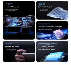 NOUVEAU 2026 Red Magic 11 Air Snapdragon 8 Extreme Edition 5G Téléphone avec Ventilateur de Refroidissement Actif Design Transparent AMOLED - Product Image 6