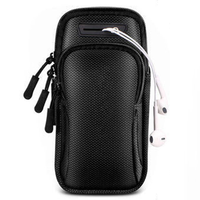 Prix d'usine – Sac de sport professionnel étanche pour bras avec logo personnalisé, double pochette de poignet pour course à pied, livraison rapide, sac de course pour téléphone