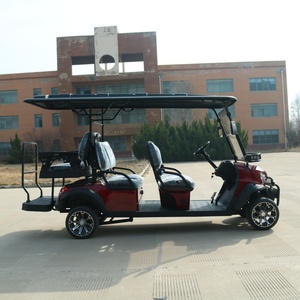 Jiangge 48v 6 인용 고속 스틸 전기 골프 카트 5kw 모터 리프터 포함 - Product Image 3