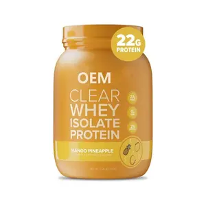 Hot Sale OEM 2 lbs. Clear Whey Isolate Protein Powder Zero Lactose Zero Sugar Keto-Friendly