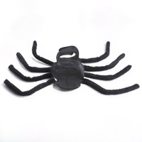 Costume de harnais d'araignée d'Halloween pour petits chiens et chats - Tenue amusante réglable pour animaux de compagnie avec pattes 3D
