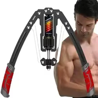 Vente chaude Anti Slip Bras Musculation Gym Fitness Aérobie Réglable Hydraulique Bras Formation