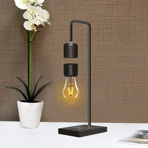 Bedroom Decoration Led Magnetic Levitating Floating Wireless LED Light Bulb with Wireless Charger Table <strong>Lamp</strong> - Product Image 4