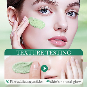 Crème exfoliante pour le <span class=keywords><strong>corps</strong></span> et le visage à l'extrait d'<span class=keywords><strong>aloe</strong></span> <span class=keywords><strong>vera</strong></span>, nettoyage en profondeur, 350 ml, marque privée - Product Image 4