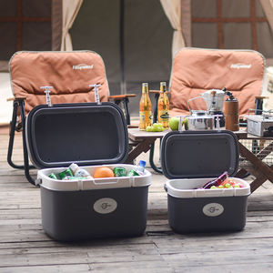 Vietnam OEM PP Thermal <b>Cooler</b> Box 11L Khaki 10-Hour Modern <b>Drinking</b> Custom Logo Portable Camping <b>Outdoor</b> Beverage SB TECH - Product Image 5