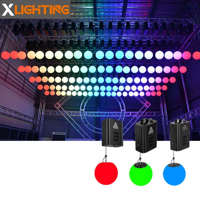 Düğünler için Motor ile RGB 3D LED topu sahne DJ disko kulübü olaylar 100W projeksiyon ışıkları gece kulüp aydınlatması çözümleri