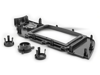 Kit de instalación de panel embellecedor para radio de coche de 9 pulgadas, compatible con Kia Rio Solaris (volante a la izquierda)