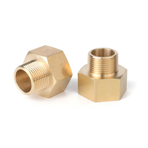 Nissin Brass Npt Threaded Adapter Connector For Water And Air Pipe Male Female Fitting - Product Image 2
