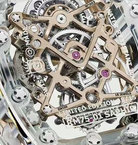 Reloj Deportivo de Lujo Personalizado de Alta Calidad, Diseño de Cristal de Zafiro Resistente al Agua, Correa de Goma de 20 mm, Puntero de Aleación Metálica - Product Image 6