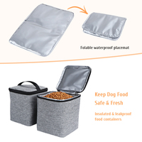 Sac de voyage pour chien Week-end Ensemble de sacs de voyage pour animaux de compagnie pour chien et chat Fourre-tout approuvé par la compagnie aérienne Sacs multifonctions pour chien pour voyager