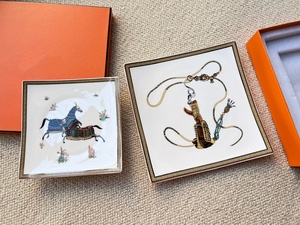 Nouvelle série de vaisselle H, série d'écharpes, assiette à dîner en porcelaine fine, assiette principale de 10 pouces, 8 pouces, passe au lave-vaisselle, style américain, ensemble d'assiettes - Product Image 2