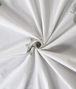 Drap de lit en coton de qualité 300tc imprimé à la main |   Drap plat indien fait main à motifs floraux de Jaipur |   Literie de luxe bohème, couvre-lit - Product Image 6