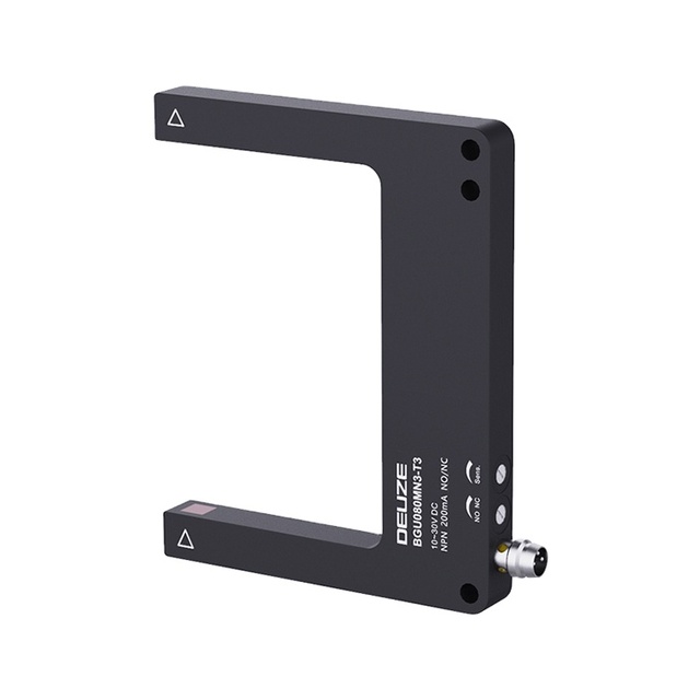 DEUZE BGU Series BGU082MN3-T3 80mm Detect Distance NPN/PNP NO/NC Output IP65 U-Slot Fork Photoelectric Sensor