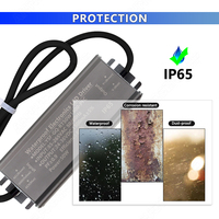 Controlador LED de corriente constante, transformador de caja de aluminio impermeable IP65, 1500mA, 85-265V, CA a CC, 24-36V, 50W