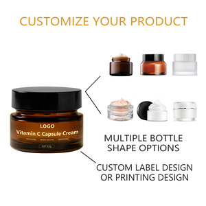 Crema de Vitamina C en Cápsulas con Etiqueta Personalizada: Crema Facial Calmante, Reparadora e Hidratante para Nutrir la Piel - Product Image 3