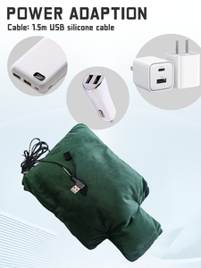 Wholesale Portable <b>USB</b> Flannel Low-Voltage Rechargeable Quick <b>Heat</b> Hand Warmer, 3 Temperature Settings, Suitable for All Ages - Product Image 6