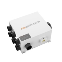 Ventilateur d'extraction pour toilettes et salles de bain avec débit d'air de 150 m³/h et faible niveau sonore de 23 dB pour les systèmes CVC et la ventilation des sous-sols