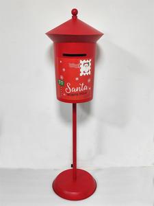 Letters to Santa Post Box Nordic Metal Mailbox Mail <strong>Postbox</strong> <strong>Christmas</strong> Outdoor Decoration - Product Image 4