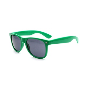Kacamata Hitam Unisex Desainer Keren Murah, Perlengkapan Pesta Warna Neon Promosi Iklan LOGO Kustom - Product Image 4
