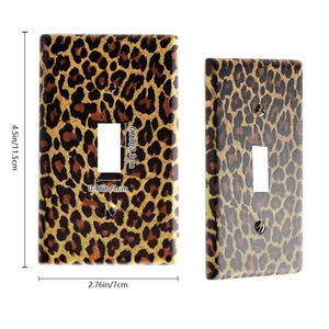 Luxuriöse Klassische Kunststoff-Mode-Outlet-Schutzplatte mit Bedrucktem Design, 1-fach Kippschalter, Dekorative Wandverkleidung - Product Image 3