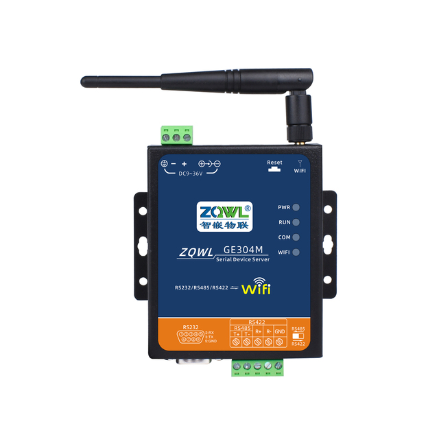 Industrial IoT Gateway, RS485/232/422 to WiFi Ethernet Converter, Modbus RTU/TCP to MQTT Gateway