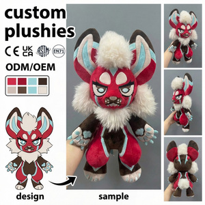 Jouets en peluche personnalisés en gros, poupées <span class=keywords><strong>dinosaures</strong></span> <span class=keywords><strong>de</strong></span> dessin animé avec t-shirt, cadeaux <span class=keywords><strong>de</strong></span> rentrée scolaire pour la maternelle, porte-clés en peluche personnalisé en vinyle - Product Image 4