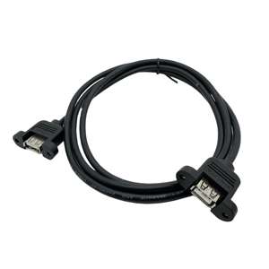 나사 패널 케이블 연장 USBA 수 케이블로 USB AM에서 USB AM - Product Image 1