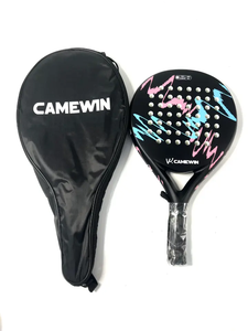 Gran Descuento, Raqueta <span class=keywords><strong>de</strong></span> Pádel <span class=keywords><strong>de</strong></span> Carbono 50 para Principiantes con Bolsa, Ligera, Absorción <span class=keywords><strong>de</strong></span> Impactos, en Stock, Envío Rápido, Precio Bajo con EVA - Product Image 4